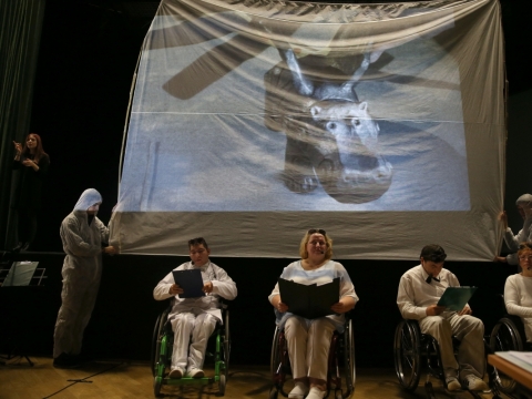 Tarptautinis neįgaliųjų teatrų festivalis-konkursas
„Begasas“. Rengėjų nuotr.