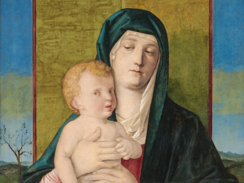 Giovanni Bellini, „Dievo Motina su kūdikiu“ 