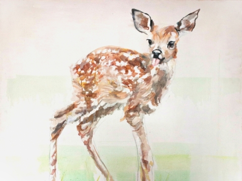 Rūta Matulevičiūtė, „Bembio portretas“, aliejus, drobė, 80x70
