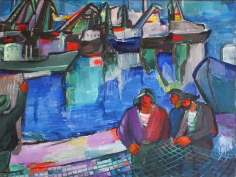 Jonas Čeponis, „Žvejai", 1969 m., G. Jasinsko nuotr.