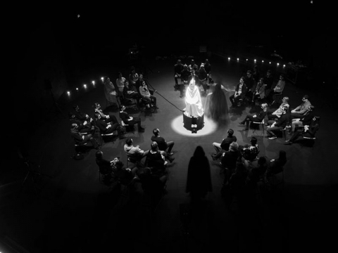 Scena iš operos „Confessions“. J. Sakalausko nuotr.