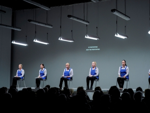 Opera „Geros dienos!“ Venecijos teatro bienalėje. A. Avezz nuotr.