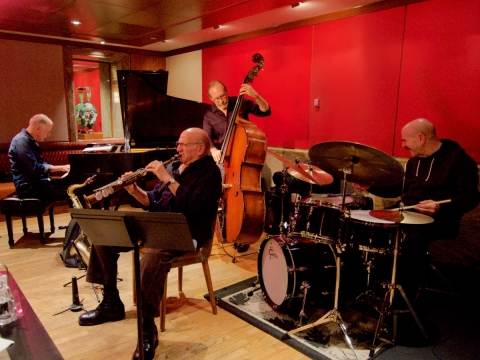 Dave Liebman ir „Quartette-Oblique CR“. R.I. Sutherland-Cohen nuotr.