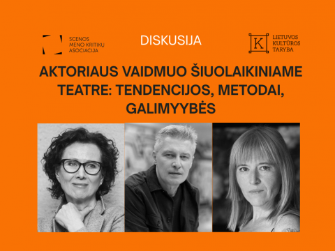 Diskusija „Aktoriaus vaidmuo šiuolaikiniame teatre: tendencijos, metodai, galimybės“. SMKA archyvo nuotr.