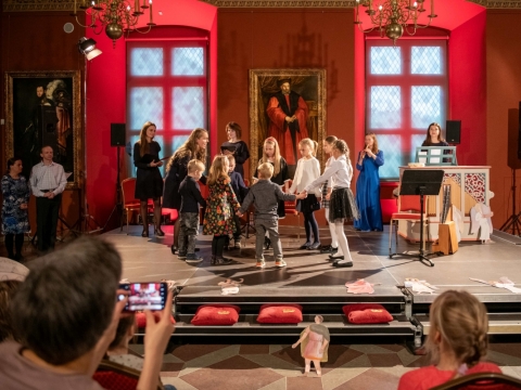 Edukacinis koncertas „Angelų giesmės šv. Cecilijai. V. Abramausko nuotr.