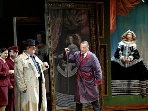 Scena iš operos „Ernanis“. M. Aleksos nuotr.