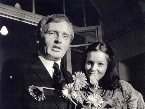 Feliksas Bajoras ir Giedrė Kaukaitė. 1981 m. A. Žižiūno nuotr.