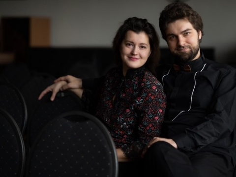Anna Geniushenė ir Lukas Geniušas. A. Ruginio nuotr.

