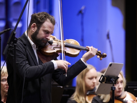 Ilya Gringolts, Lietuvos nacionalinis simfoninis orkestras. K. Bingelio nuotr.