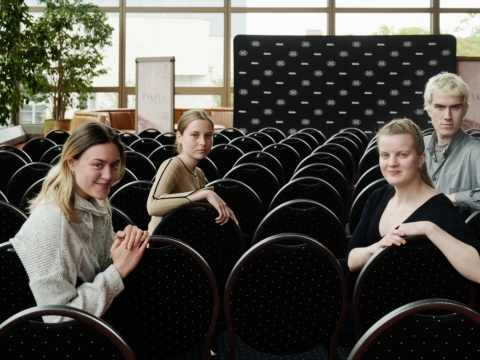 Gabrielė Česevičiūtė, Augustė Ilginytė, Gabrielė Tumaitė, Justas Sabastijanskas. M. Aleksos nuotr.