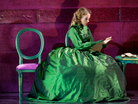 Gabrielė Bukinė (Violeta) operoje „Traviata“. LNOBT. M. Aleksos nuotr.
