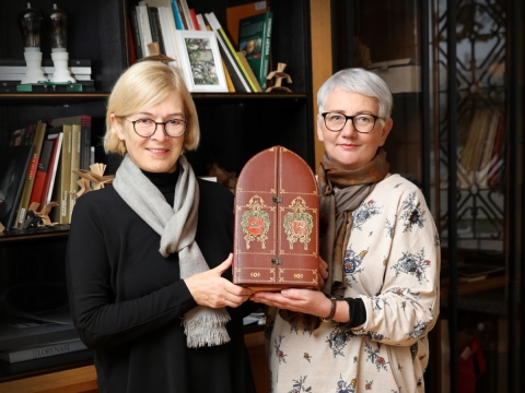Giedrė Jankevičiūtė ir Laura Gabrielaitytė-Kazulėnienė. J. Mocevičiūtės nuotr. 