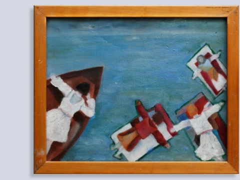 Aldona Gustas, „Nusiraminimas (Skrydis)“. 1988 m.