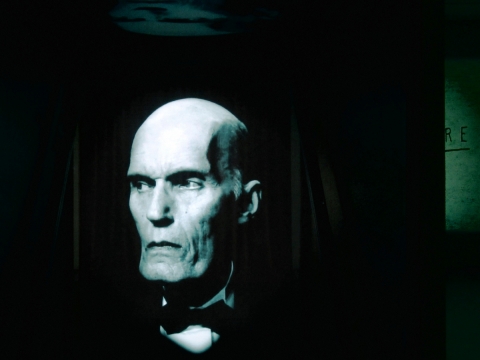 David Lynch, „The Fireman" hologramos fragmentas. Autoriaus nuotr.