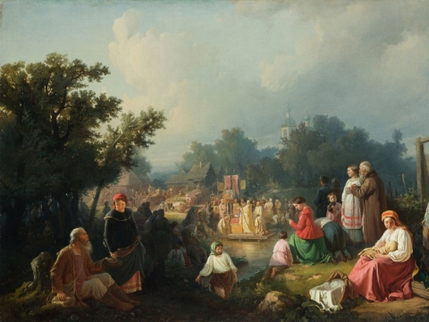 Ivanas Trutnevas, „Vandens šventinimo procesija“