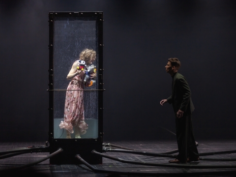 Scena iš spektaklio „Requiem“. Klaipėdos dramos teatro nuotr.