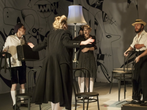 „Korektūros klaida“, nuotr. iš Kauno miesto kamerinio teatro archyvo