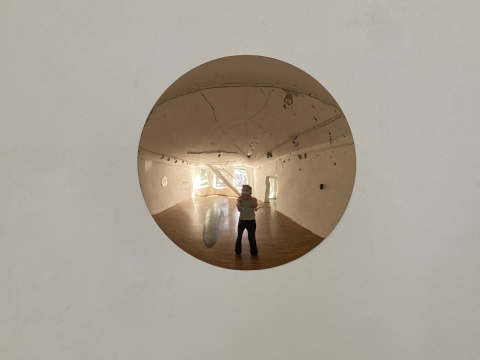 Ramūno Almino parodos „Horizontas“ fragmentas. Redakcijos nuotr.