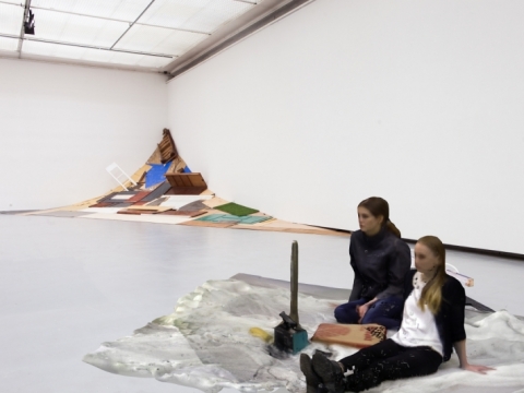 Robertas Narkus, ekspozicijos fragmentas. 2017 m.