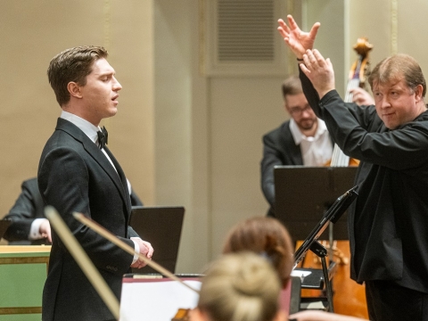 Ilja Aksionovas, „Musica humana“, dirigentas Robertas Beinaris. D. Matvejevo nuotr.