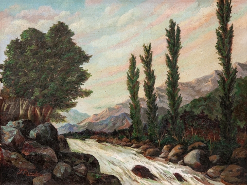Jonas Rimša, „Kalnų upelis“. 1934–1951 m. 