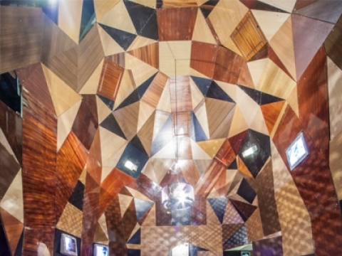 Katrīna Neiburga, parodos "Pažastis" fragmentas (Venecija), 2015 m. A. Starks nuotr.