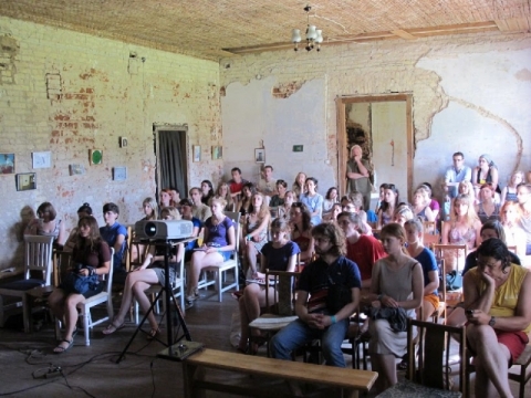 Pernykštės Kino stovyklos akimirka. D. Makūno nuotr.