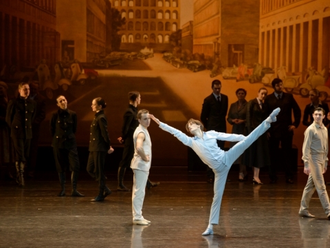 Kipras Chlebinskas balete „Romeo ir Džuljeta“. M. Aleksos nuotr. 