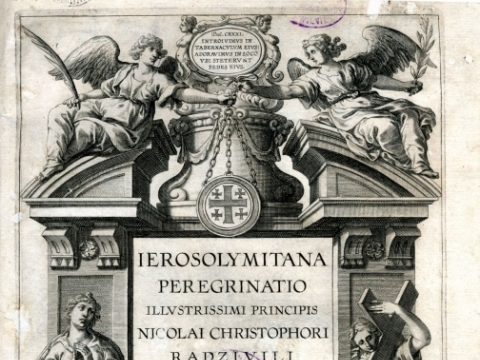 Knygos antraštinis viršelis, saugomas Vrublevskių bibliotekoje