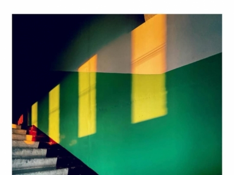 Irmanto Kovaliovo fotografijų parodos „(PPP) Pagirtinai pastabus pilietis: mobilografija tarp įpročio ir intencijos“ fragmentas. Organizatorių nuotr.