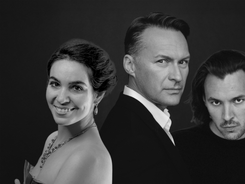 Kseniya Bakhritdinova, Edgaras Montvidas, Kostas Smoriginas. LVSO nuotr.