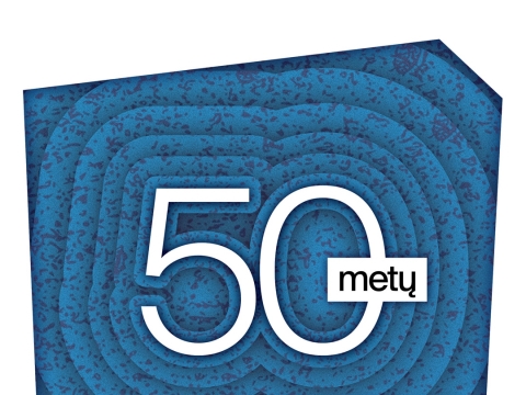 Vilniaus teatras „Lėlė“ švenčia 50 metų nuo pirmojo spektaklio Oginskių rūmuose. Sukakties pristatomasis plakatas