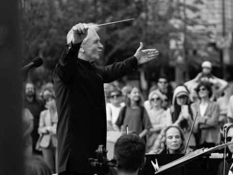 Lietuvos valstybinio simfoninio orkestro 37-ojo sezono pristatymas. LVSO nuotr. 