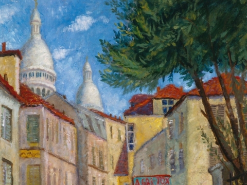 Leonardas Kazokas, „Paryžius. Monmartras“. 1937 m.