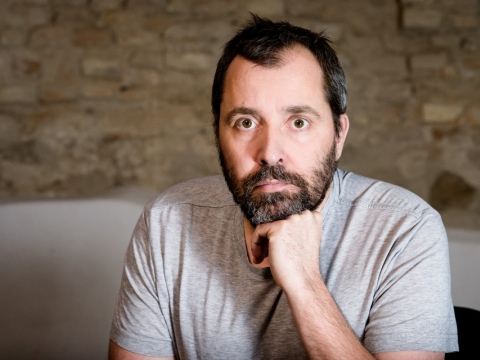 Režisierius Árpádas Schillingas stato spektaklį „Autonomija“. L. Vansevičienės nuotr.