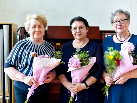 Rita Aleknaitė-Bieliauskienė, Danutė Petrauskaitė, Rūta Gaidamavičiūtė. T. Tereko nuotr.