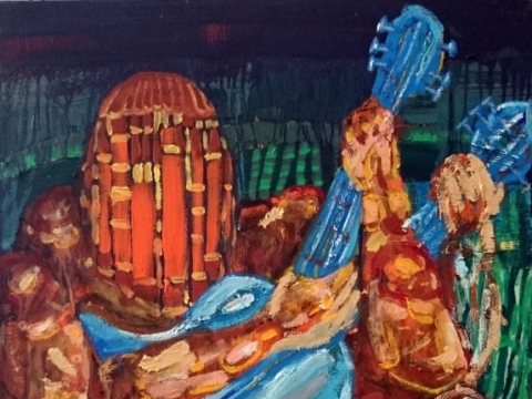 Andrius Makarevičius, „Laužo šviesoje“, nuotr. autoriaus