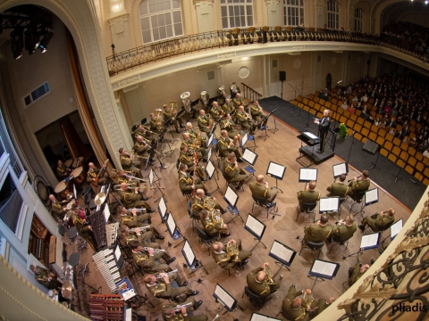 Lietuvos kariuomenės orkestras. A. Pliadžio nuotr. 