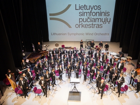 Lietuvos simfoninis pučiamųjų orkestras. D. Matvejevo nuotr.