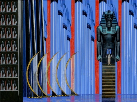Liudas Truikys, operos „Aida“ scenografija