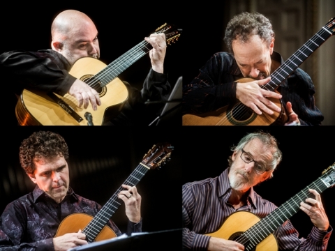 Los Andželo gitarų kvartetas. D. Matvejevo nuotr.