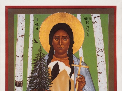 Šv. Kotryna Tekakwitha. Organizatorių nuotr.