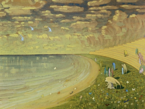 M.K. Čiurlionis, Angeleliai (Rojus). 1909 m.
