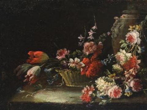 Marijo Nuci dei Fijoris, „Gėlės“. Iš Lietuvos dailės muziejaus rinkinio