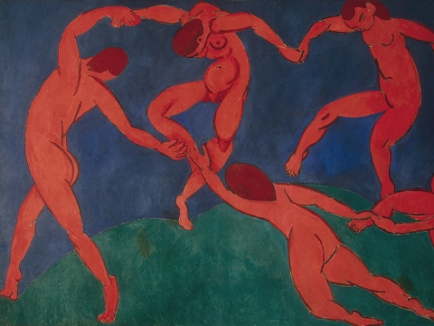 Henri Matisse, Šokis. 1909-1910 m. Ermitažo muziejus.