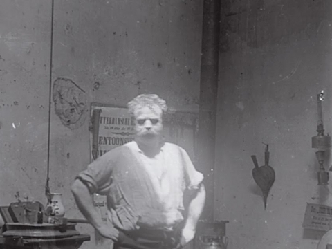Medardo Rosso, autoportretas studijoje (Boulevard des Batignolles). 1901 m.