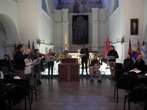 Ansamblis „Canto fiorito“ repetuoja Šv. Ignoto bažnyčioje