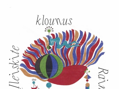 Raimundas Malašauskas, performansas „Įleiskite klounus“. Grafinis dizainas Nerijaus Rimkaus