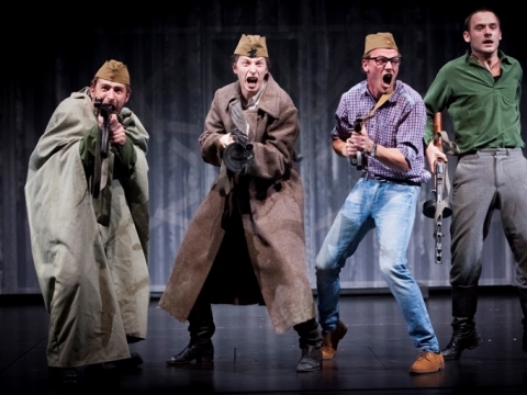 Scena iš spektaklio „Miškinis“. D. Stankevičiaus nuotr.