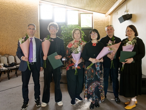 Muzikologų premijų laureatai. M. Aleksos nuotr.